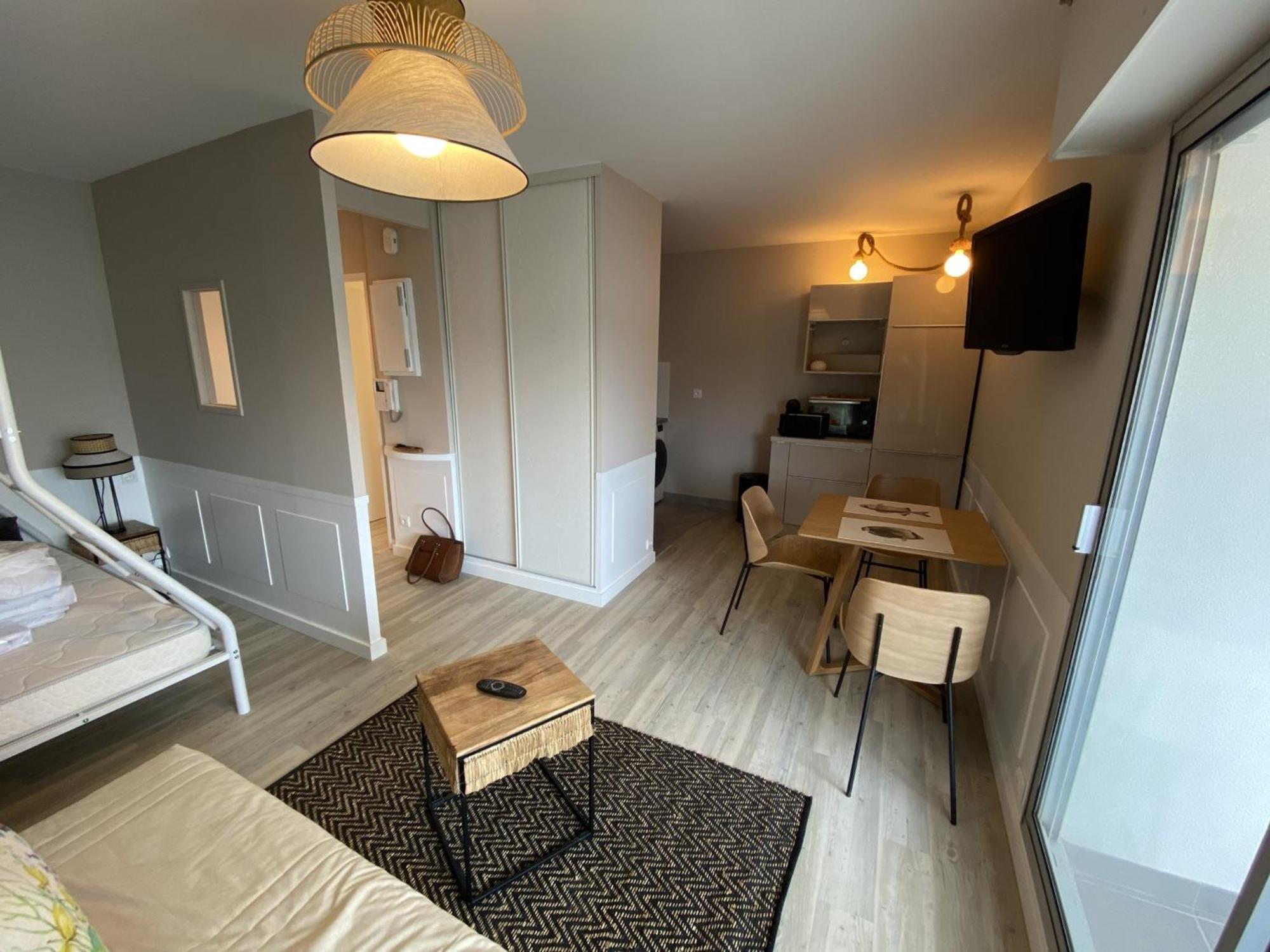 Studio Neuf En Front De Mer Avec Terrasse Et Parking, Ideal Pour 3 Personnes - Fr-1-474-147 Arcachon Eksteriør bilde